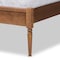 Baxton Studio Neilan ModernWalnut Brown Finished Wood Platform Bed-Full 193-11489-ZORO - alternate 5